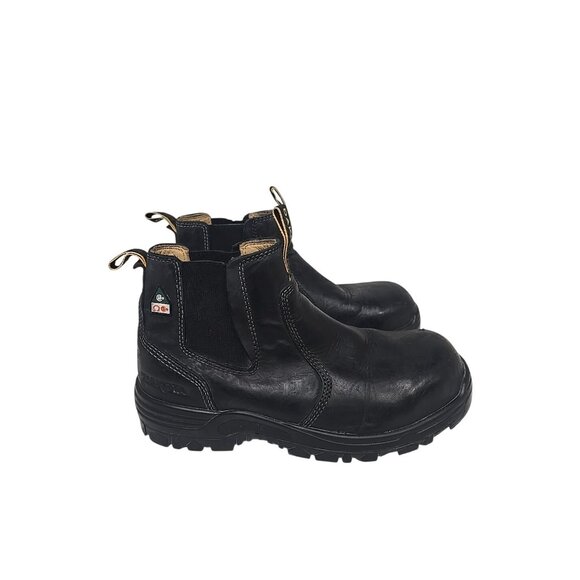 Dakota Men's 6100 Aluminum Toe 6 Inch Pull On Safety Work Boot Black Size 9M - Picture 2 of 7